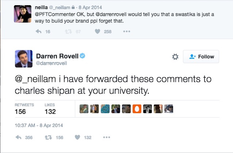 Illustration for article titled These Emails Confirm That ESPN's Darren Rovell Is A Sensitive Penis